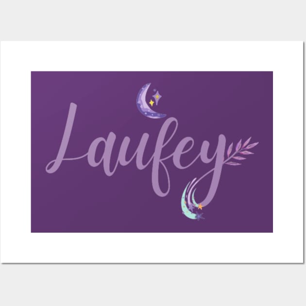 Laufey Night Purple Wall Art by Alexander S.